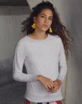 Lady-Fit Lightweight Raglan Sweat, Fruit of the Loom