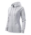 Ladies Hooded Sweatshirt, Malfini Trendy Zipper