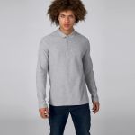 Long Sleeve Polo Shirt ID.001, B&C Collection