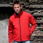 Men Classic Softshell Jacket, Result