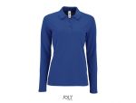 Women Long Sleeve Polo Shirt Sol\'s Perfect