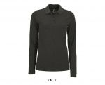 Women Long Sleeve Polo Shirt Sol\'s Perfect