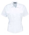 Women Short Sleeve Pilot Shirt, Premier