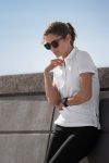 Women Polo Shirt, Nimbus Palmdale