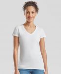 Ladies Valueweight V-neck T-shirt, Fruit of the Loom