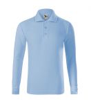 Long Sleeve Kids Polo Shirt, Malfini Pique