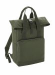 Twin Handle Roll-Top Backpack, BagBase