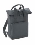 Twin Handle Roll-Top Backpack, BagBase