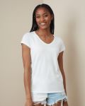 Women V- Neck T-Shirt, Stedman Megan