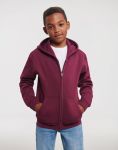 Kids Authentic Zipped Hood Sweat, RUSSELL