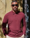 Men Long Sleeve Polo Shirt, B&C My Polo