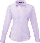 Ladies Poplin Shirt, Long Sleeve, Premier