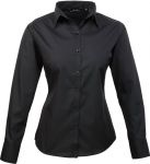 Ladies Poplin Shirt, Long Sleeve, Premier