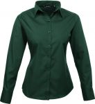 Ladies Poplin Shirt, Long Sleeve, Premier