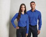 Ladies Poplin Shirt, Long Sleeve, Premier