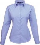 Ladies Poplin Shirt, Long Sleeve, Premier