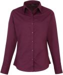 Ladies Poplin Shirt, Long Sleeve, Premier