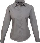 Ladies Poplin Shirt, Long Sleeve, Premier