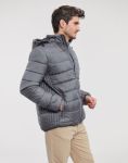 Men Hooded Jacket, Russell Nano