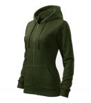 Ladies Hooded Sweatshirt, Malfini Trendy Zipper