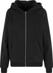 Fluffy Heavy Oversize Zip Hooded Ladies Sweat