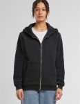 Fluffy Heavy Oversize Zip Hooded Ladies Sweat