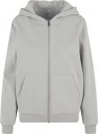 Fluffy Heavy Oversize Zip Hooded Ladies Sweat
