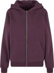Fluffy Heavy Oversize Zip Hooded Ladies Sweat