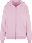 Fluffy Heavy Oversize Zip Hooded Ladies Sweat