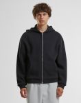 Fluffy Heavy Oversize Zip Hooded Sweat