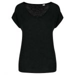 Ladies Linen V-Neck T-Shirt, Spasso