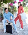 Very Long Handles Cotton Bag