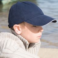 Result - Junior Low Profile Heavy Brushed Cotton Cap